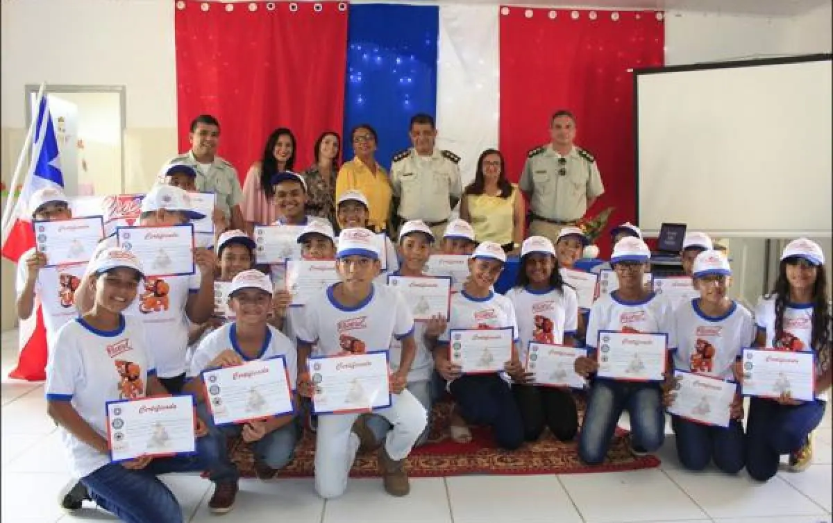 44ª CIPM e Secretaria de Educação realizam formatura da 2ª turma do