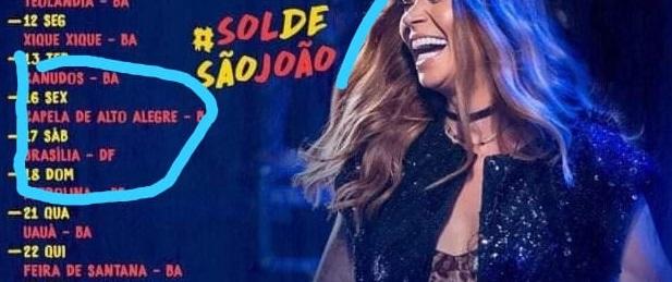 Prefeita Jádina confirma Solange almeida no 31º Arraiá do Água Fria