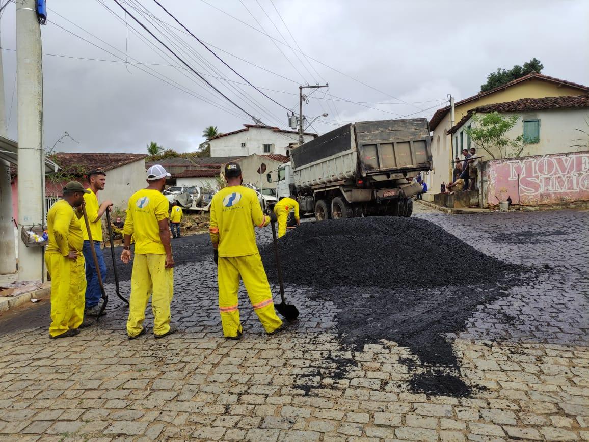 Nova etapa vai ligar asfalto da BA-290 à Praça da Liberdade