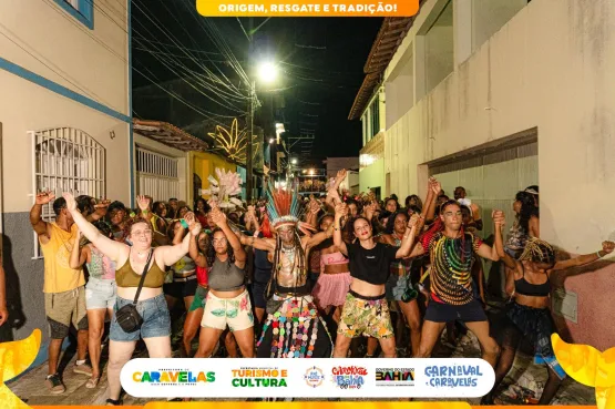 Carnaval de Caravelas celebra cultura popular e fortalece o turismo