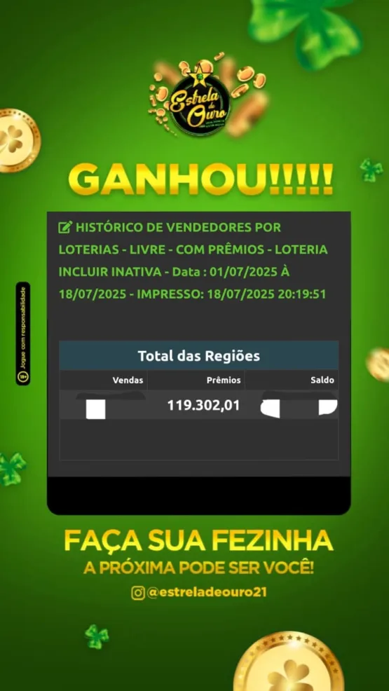 Banca Estrela de Ouro comemora marca histórica e reforça compromisso com os apostadores