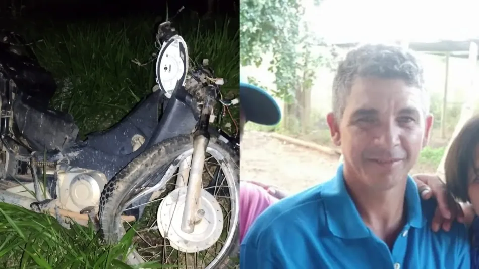 "Homin Pedreiro" morre em acidente com carro e moto em estrada que liga a Vereda