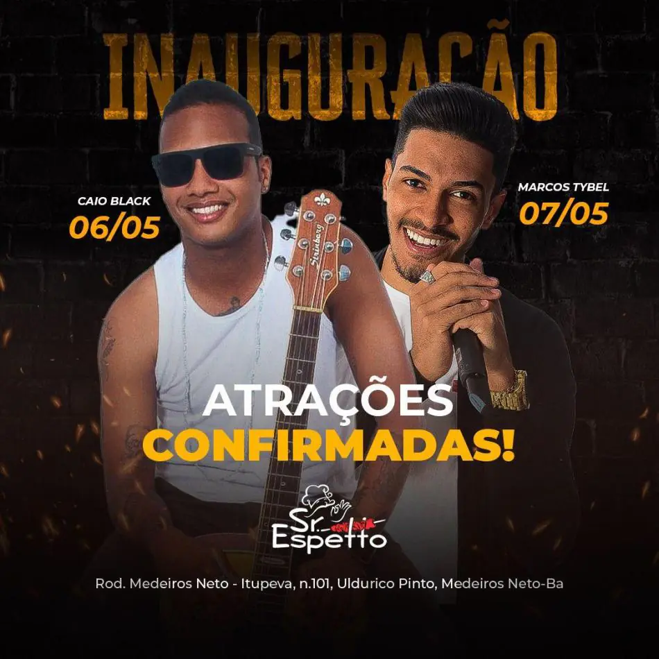 A maior franquia de espetinhos artesanais do Brasil chega a Medeiros Neto