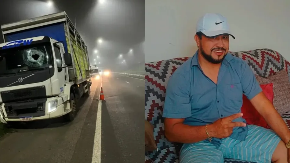 Caminhoneiro teixeirense morre após ser atingido por pedra de 12 kg na BR-386, no Rio Grande do Sul