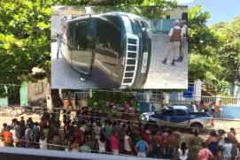 Nova Viçosa: População se revolta e tomba carro de advogado de assassino