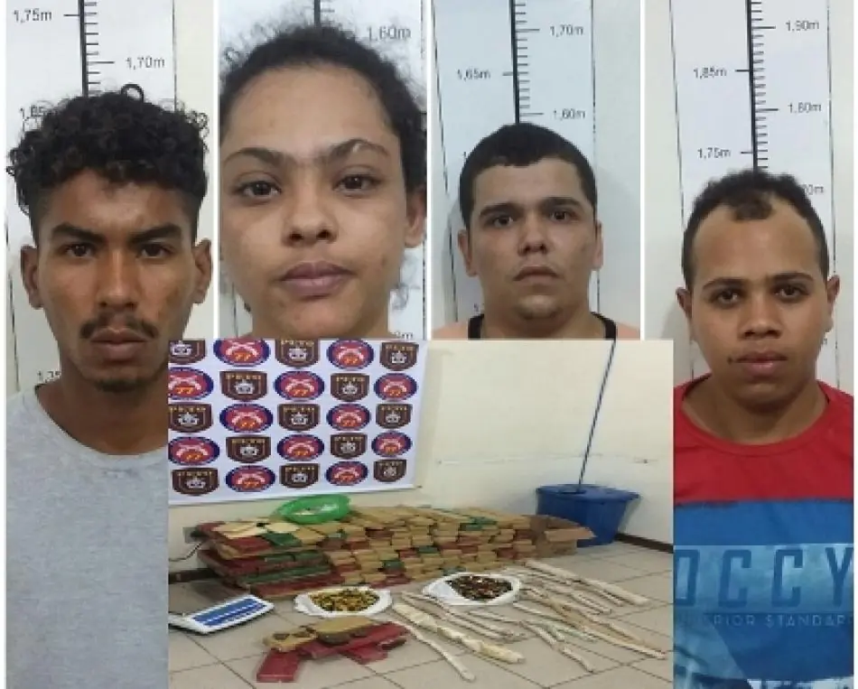  Bando de alta periculosidade é preso pela Polícia Militar com armas, drogas e explosivos