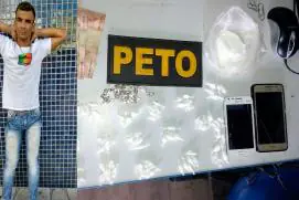 PETO apreende grande quantidade de cocaína e prende  o traficante 