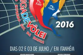 A 2ª etapa da Liga de Voleibol do Extremo Sul, acontecerá neste final de semana em Itanhém
