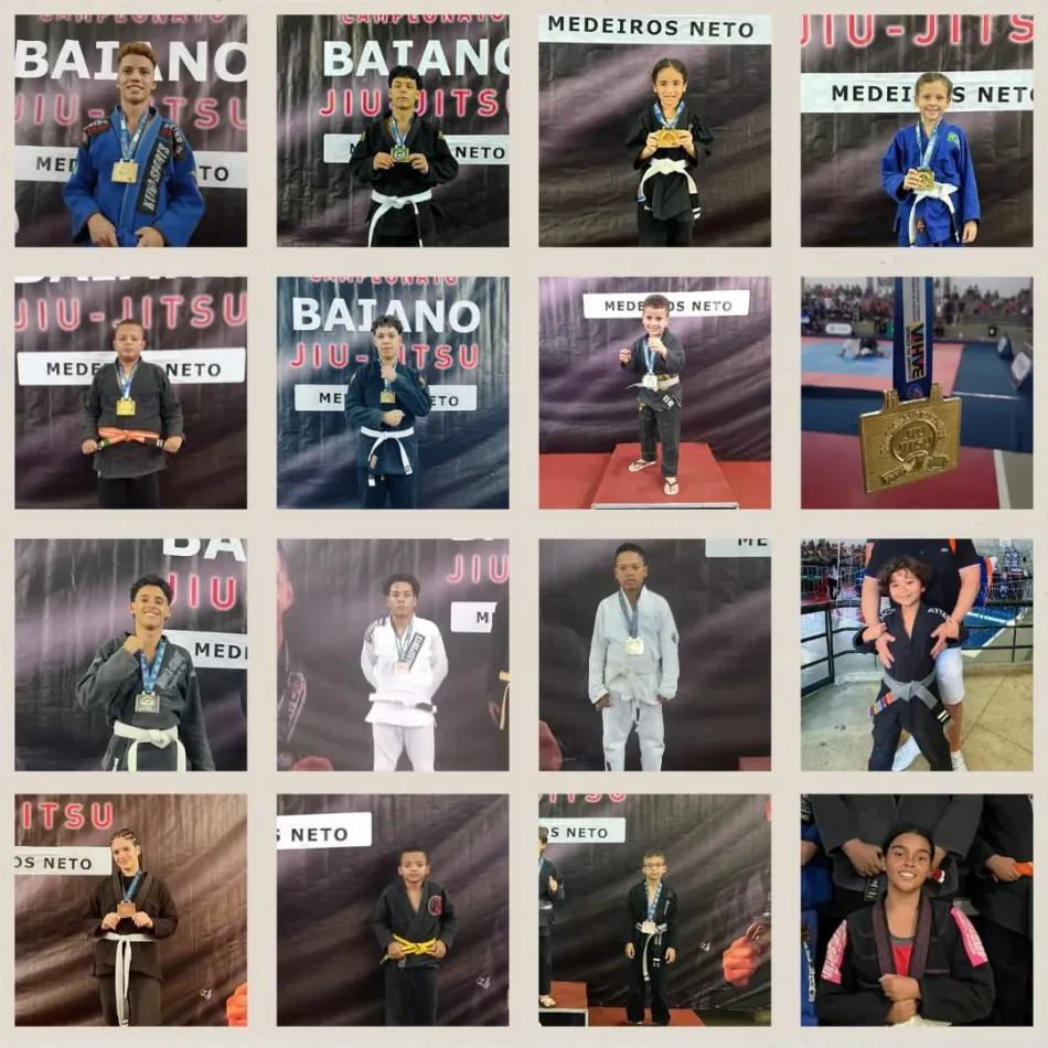 Equipe Jiu Jikan Team brilha no campeonato Baiano de Jiu Jitsu, em Medeiros Neto