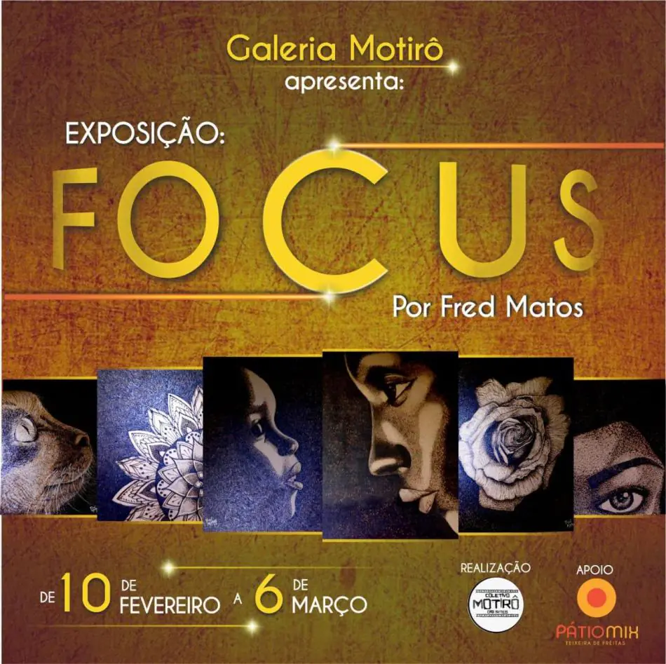 Galeria Motirô apresenta exposição Focus, do artista medeirense Fred Matos