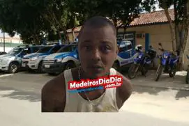 Homem é preso após tentativa de estupro na Agrovila Perobinha I, em Medeiros Neto