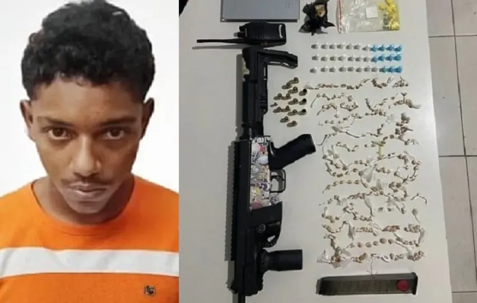 Líder do tráfico morre em confronto com a PM em Itabatã; grande arsenal é apreendido