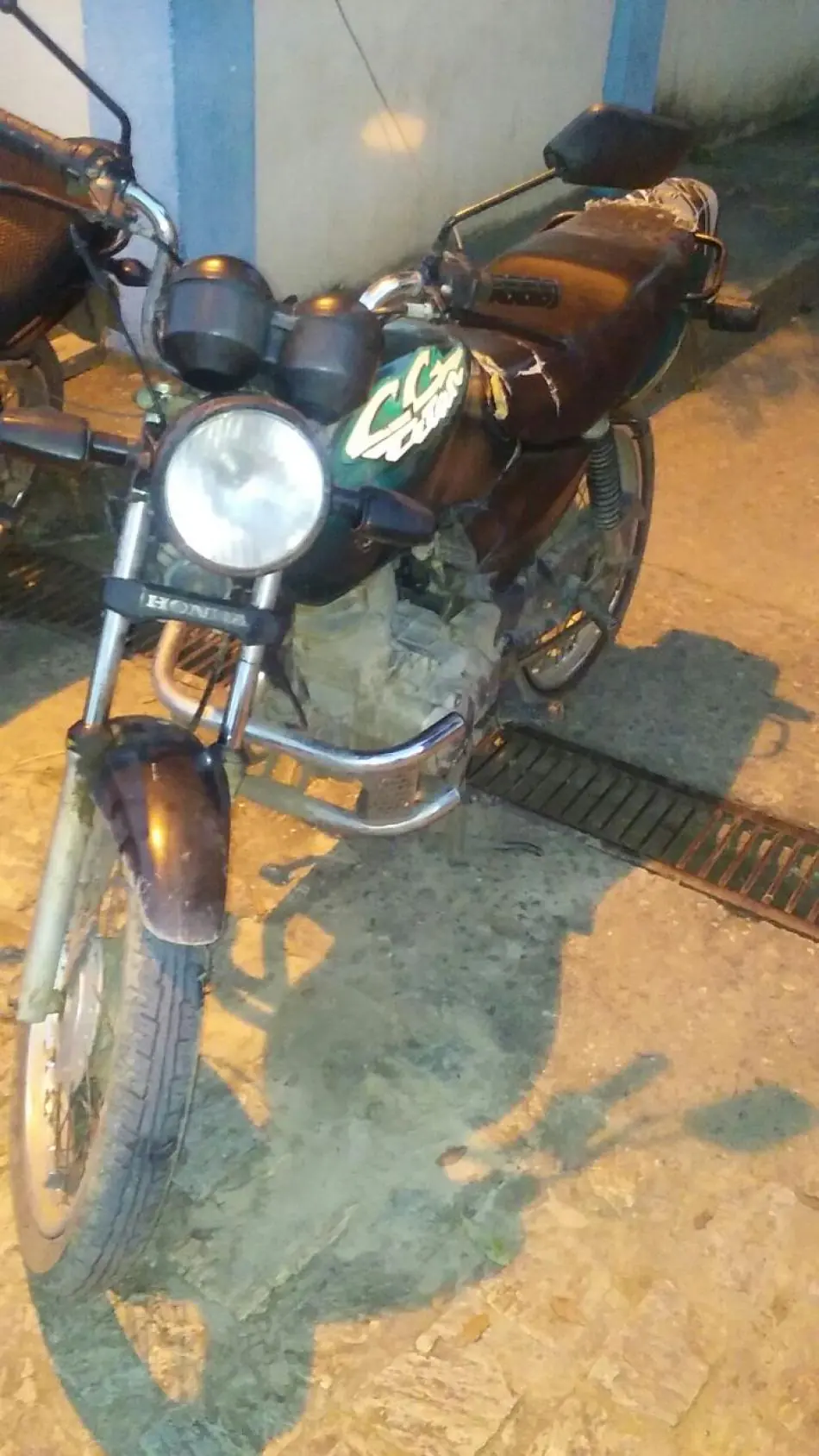 CAEMA apreende moto com chassi adulterado, em Juracitaba