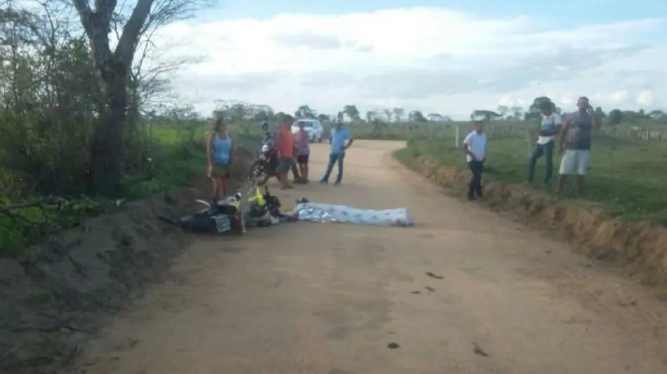 Fatalidade: Acidente de moto mata um e deixa outro ferido próximo a Nova Lidíce