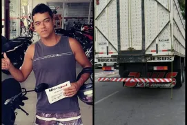 Motociclista morre atropelado por carreta em Teixeira de Freitas