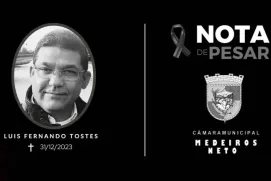 Câmara Municipal de Medeiros Neto lamenta o falecimento de Luís Fernando, o "Pequeno Gigante"