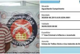 PETO prende acusado com mandado de prisão no interior de Caravelas