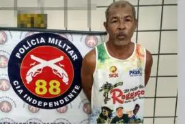 PM prende suspeito com mandado de prisão por estupro de vulnerável no Prado
