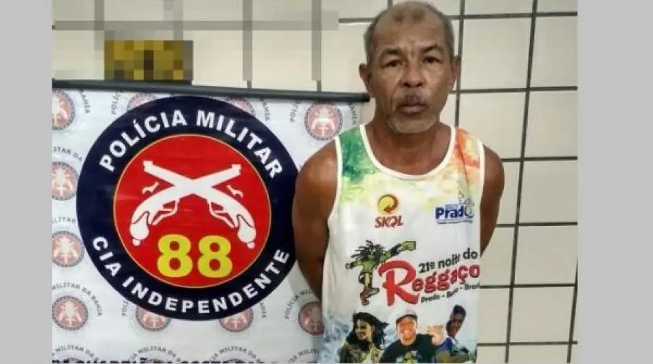 PM prende suspeito com mandado de prisão por estupro de vulnerável no Prado