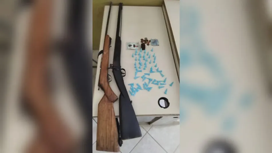 PM realiza apreensão de drogas e armas em São João da Prata, interior de Vereda