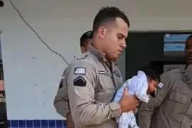 Polícia Militar atua com eficiência e salva bebê engasgado durante amamentação