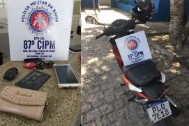 Polícia Militar recupera motocicleta roubada no bairro Ouro Verde, em Teixeira de Freitas
