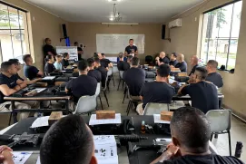 Policiais da 44ª CIPM recebem capacitação com Projeto CMB Itinerante, em Teixeira de Freitas