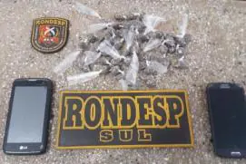 Rondesp apreende drogas na cidade de Teixeira de Freitas