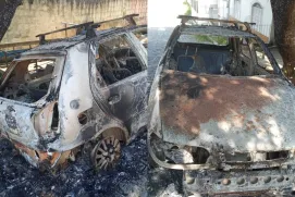 Vídeo: veículo de ‘Alex Pinturas’ é alvo de incêndio em Medeiros Neto